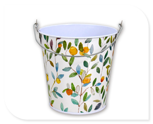 手提馬口鐵桶 手提馬口鐵桶正面圖