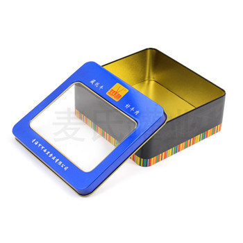 青海牦牛牛肉干鐵盒包裝,開(kāi)窗食品鐵盒,鐵盒生產(chǎn)廠(chǎng)家