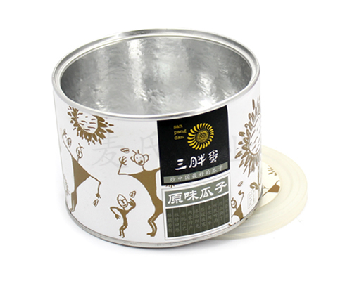 定制圓形瓜子鐵罐 定制圓形瓜子鐵罐