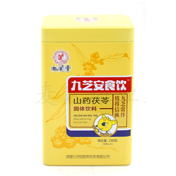 山藥茯苓固體飲料鐵盒包裝設(shè)計(jì),益生菌固體飲料鐵盒