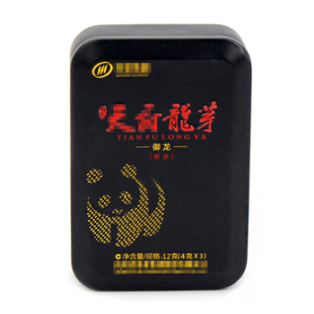 長(zhǎng)方形黑茶鐵盒包裝_12g茶葉迷你鐵盒加工