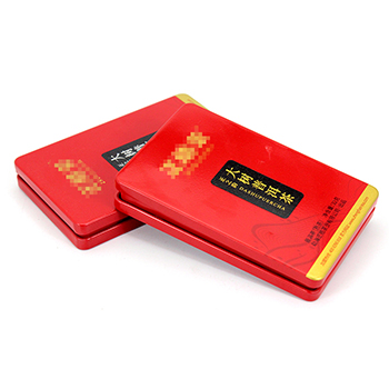 可印刷長(zhǎng)方形普洱茶葉鐵盒包裝_馬口鐵普洱茶鐵盒定制廠家